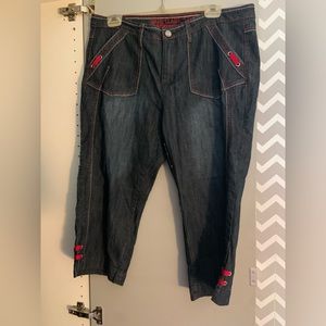 Cropped jeans size 13